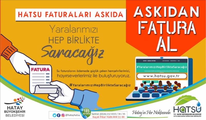 Hatay´da da ´askıda fatura´