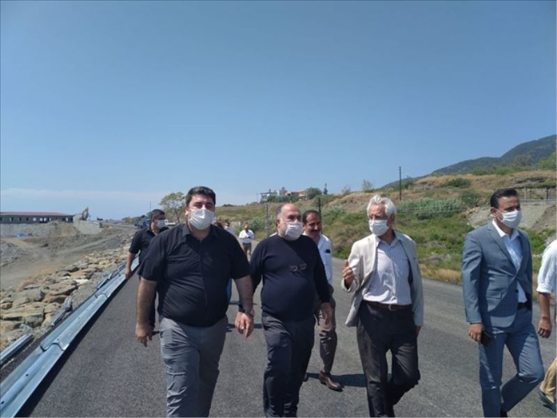 Arsuz-Samandağ yolunu inceledi