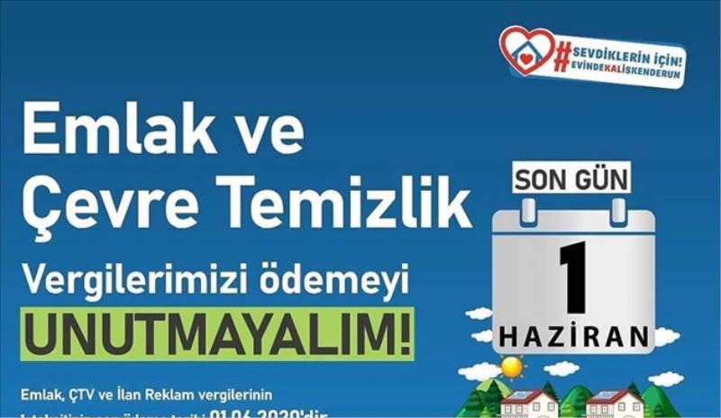 Emlak Vergisinde son gün 1 Haziran