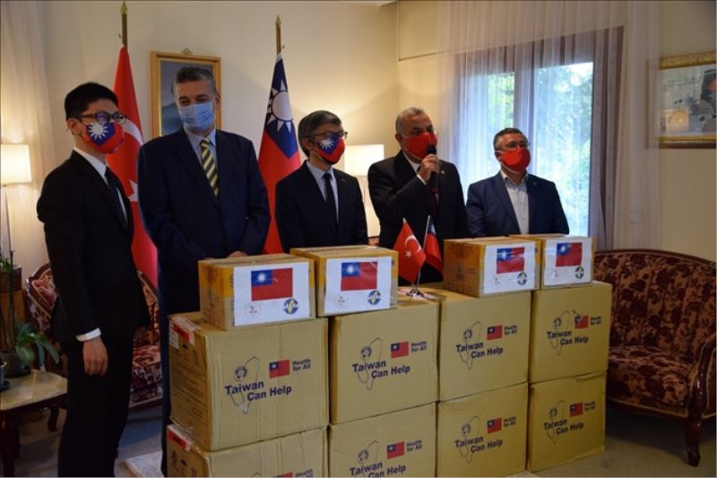 Tayvan´dan gönderilen koruyucu malzeme ulaştı