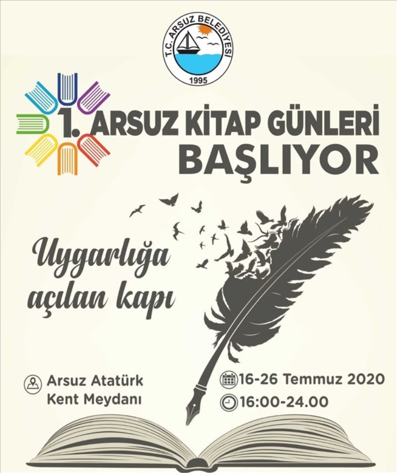 “1. Arsuz Kitap Günleri” bugün başlıyor
