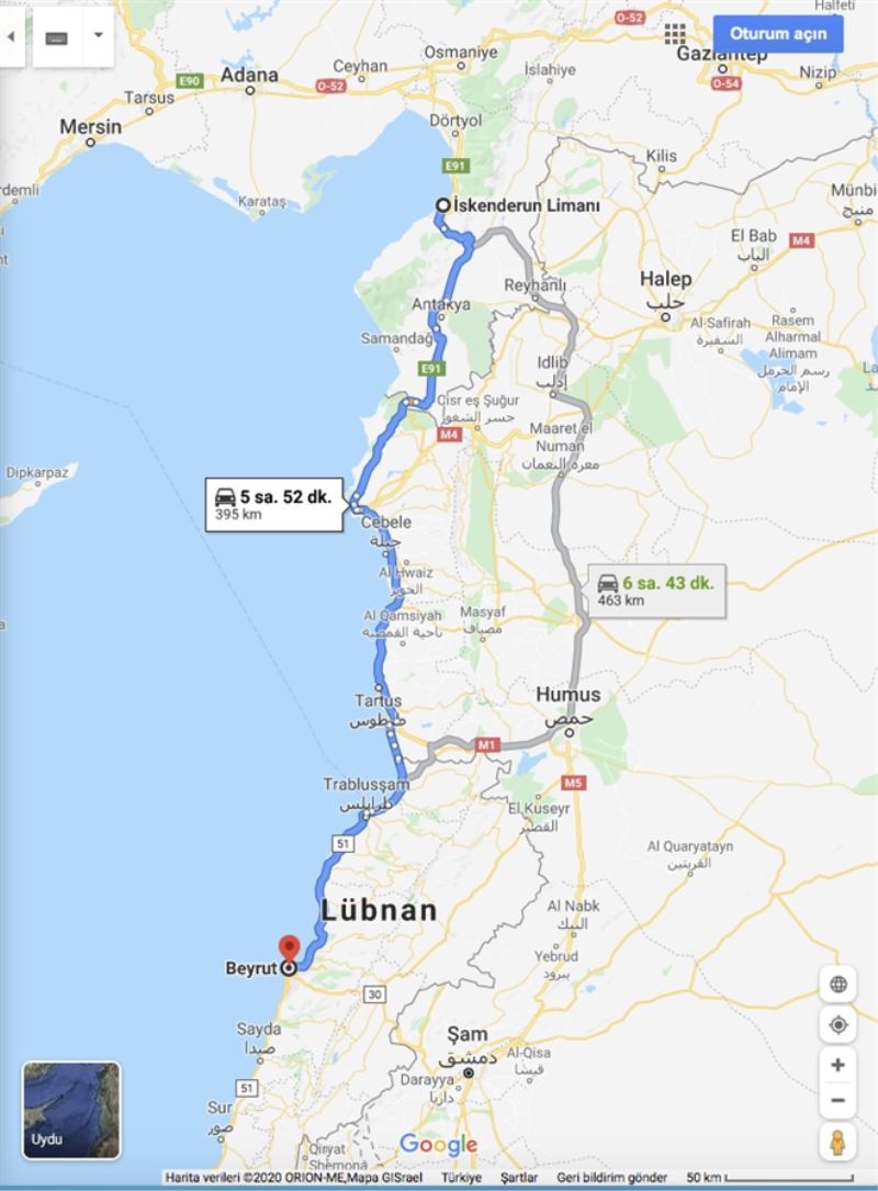 Lübnan´a liman hizmeti Türkiye´den mi?