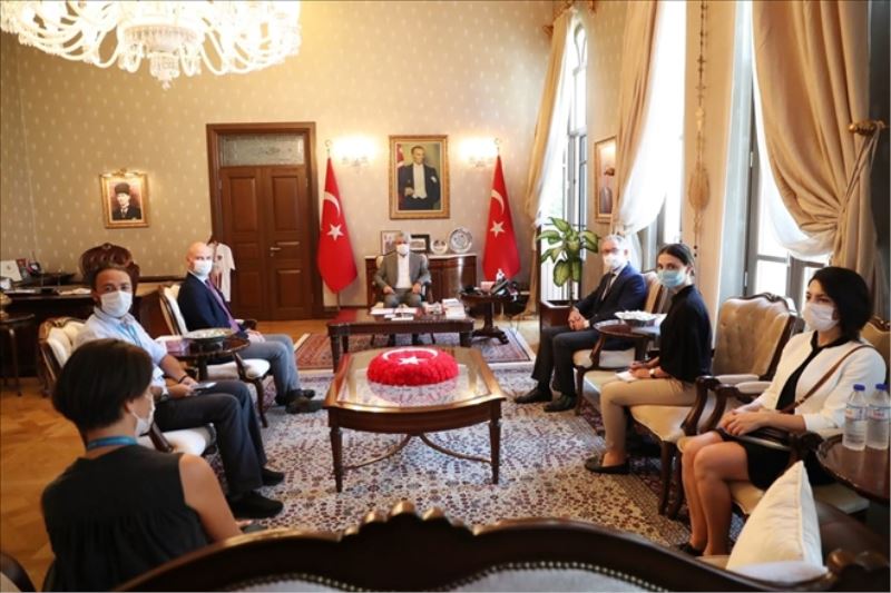 UNICEF heyetinin vali ziyareti