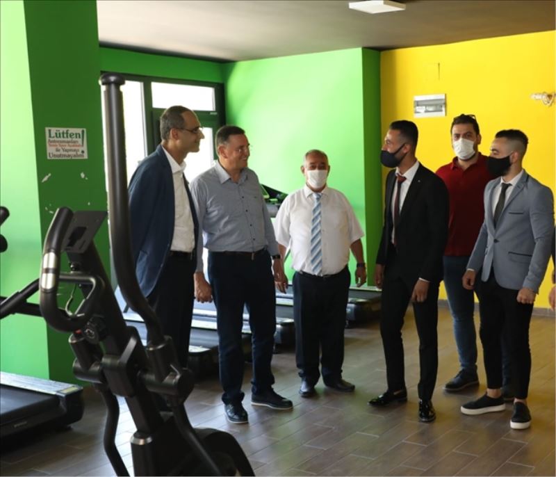 Fitnes merkezi açıldı