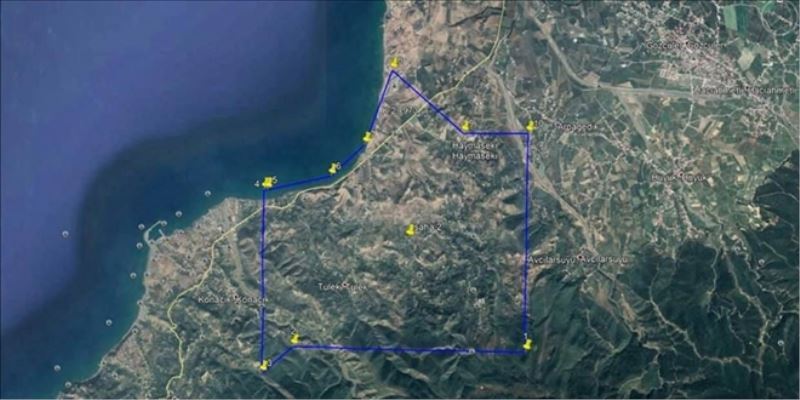 9 maden alanı; 74.772 dönüm