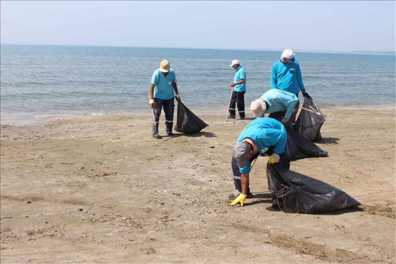 4 ayda 390 ton atık toplandı