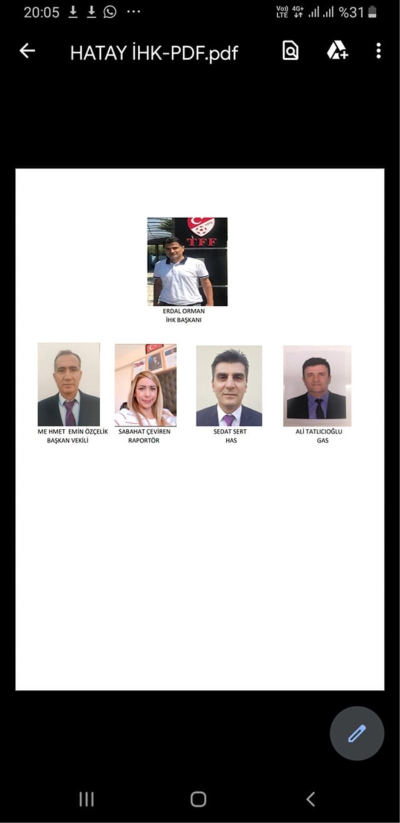 İl ´futbol hakem kurulu´ değişmedi