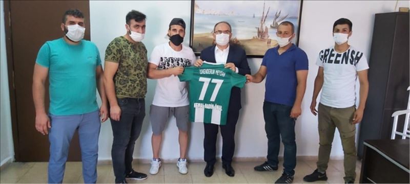 Başkana teşekkür ziyareti