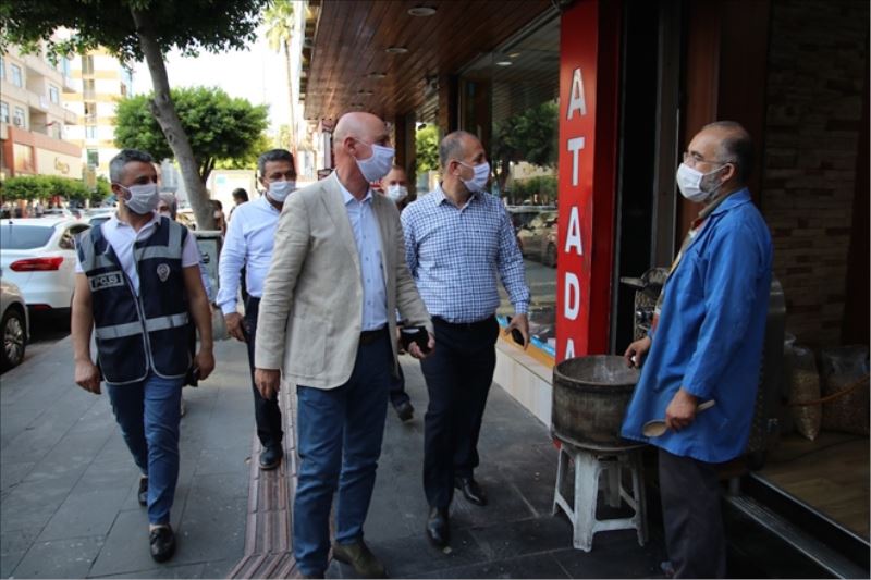 Dokuzoğlu´ndan çarşıda önlem denetimi