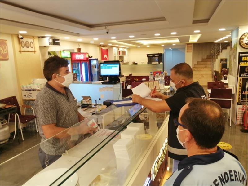 Belediye ekipleri denetimde