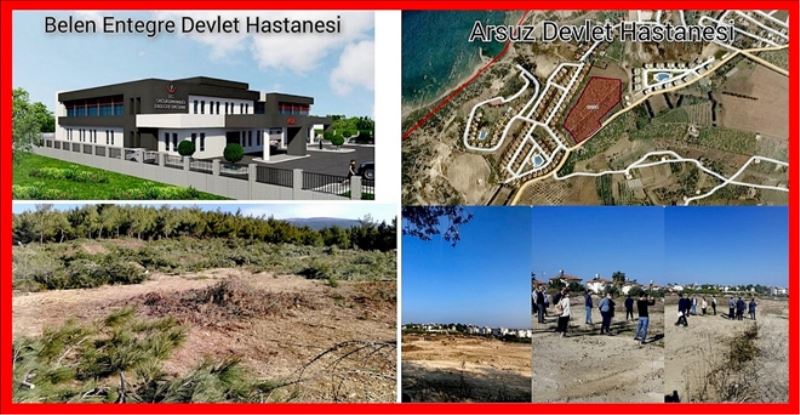 Hastane için yer teslimi yapıldı