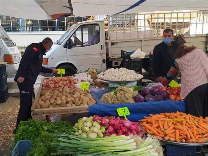 Zabıtanın pazar denetimi