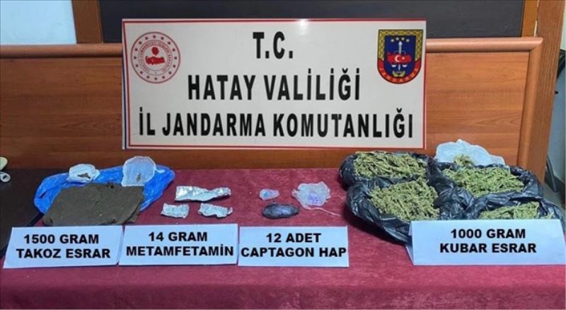 Hatay´da uyuşturucu operasyonları