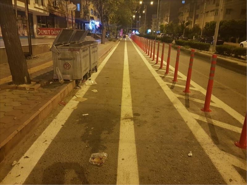 İskenderun´da eleştirilen ´bisiklet yolu´ projesi