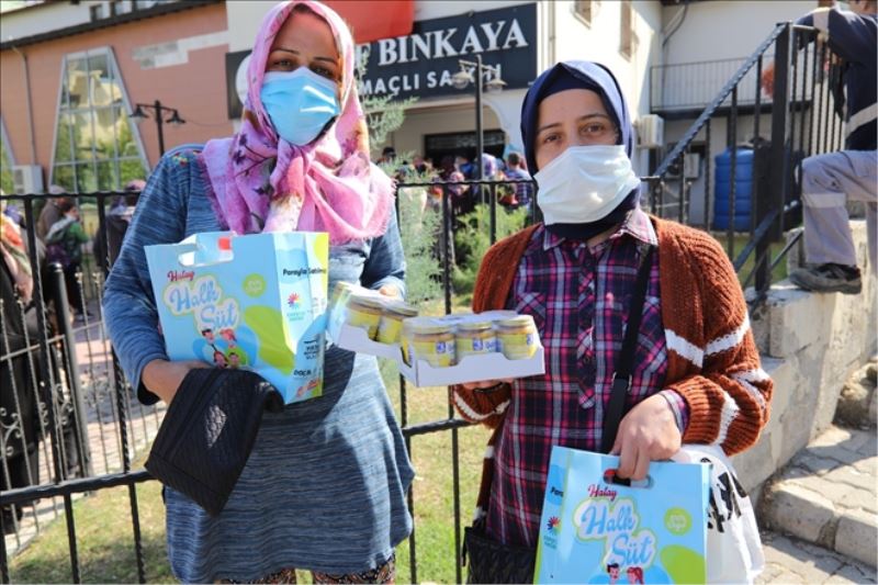 Belediyeden çocuklara ´ücretsiz süt´