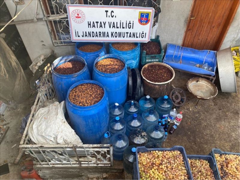 Jandarmadan ´el yapımı içki operasyonu´