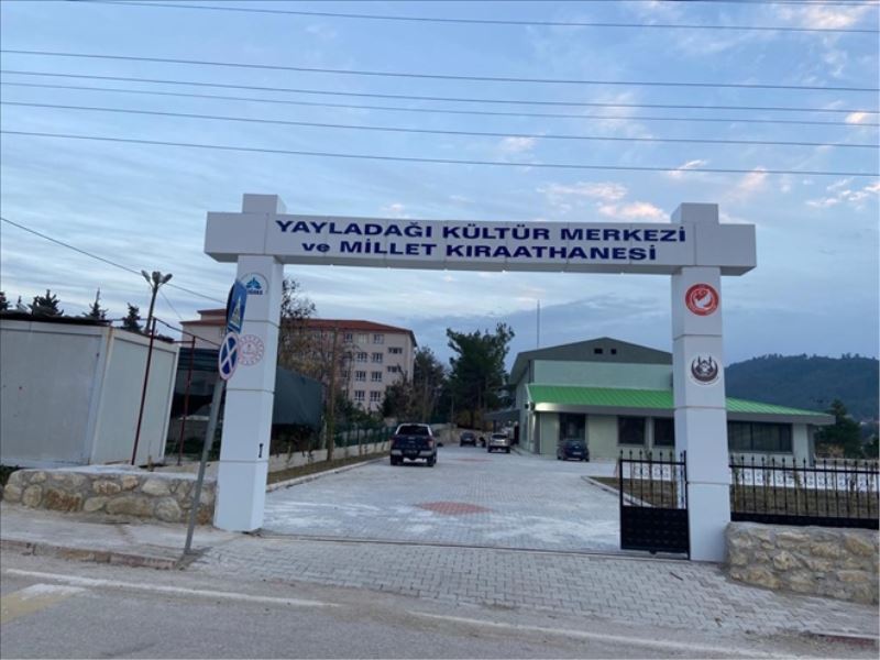 Kültür merkezi inşaatı tamamlandı