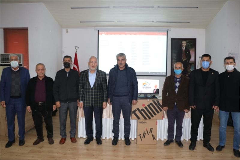 Belediyeden 45 muhtara bilgisayar