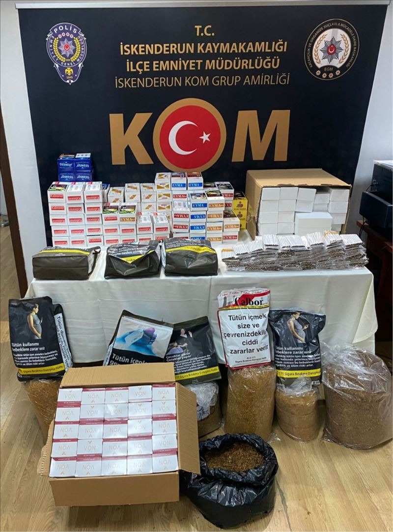 Kaçak sigara operasyonu