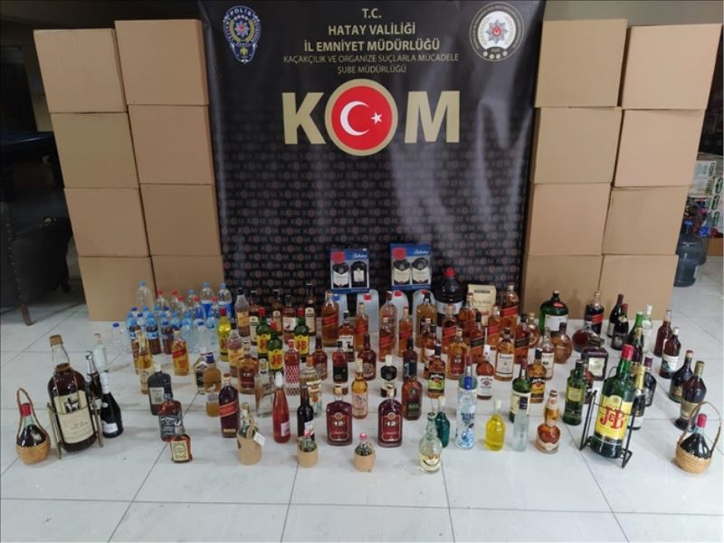557 adrese ´sahte içki´ operasyonu