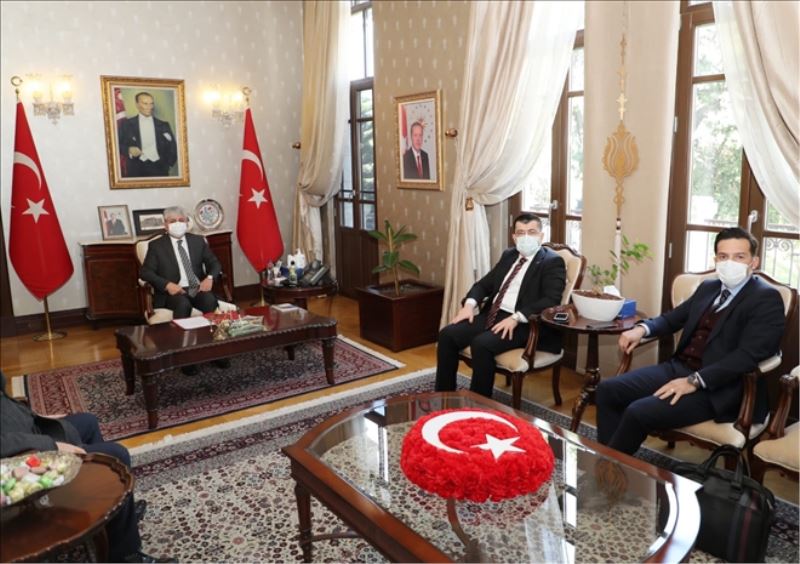 Göç idaresinin vali ziyareti
