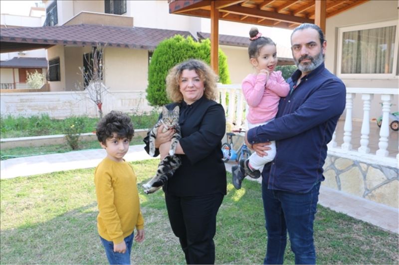 Mahsur kaldı, itfaiye kurtardı