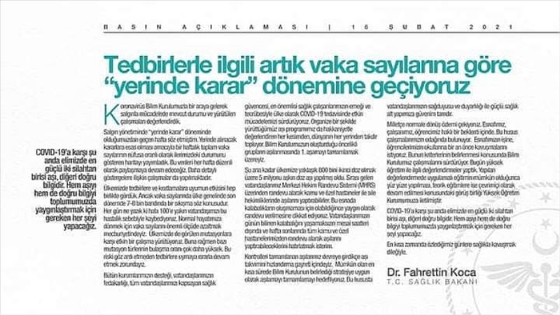 Tedbirde ´yerinde karar´ dönemi