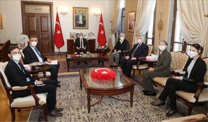 Almanya büyükelçisinin vali ziyareti