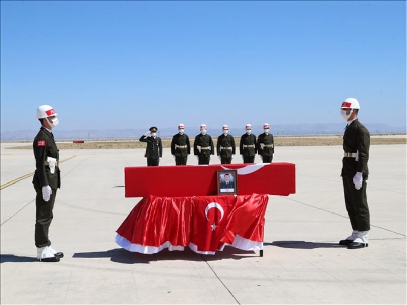Suriye şehidi, memleketine uğurlandı