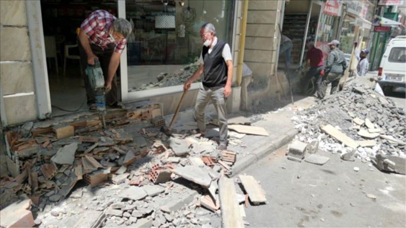 Belen´de kaldırım işgali denetimi