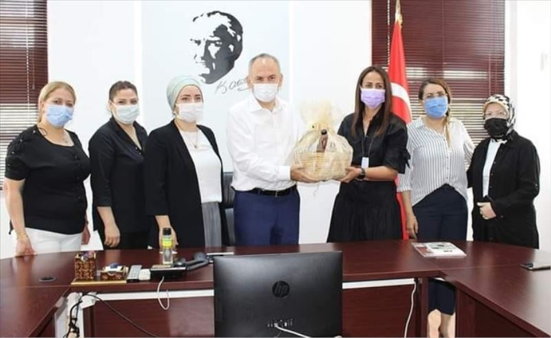 Kadın kooperatifinden kaymakama ziyaret