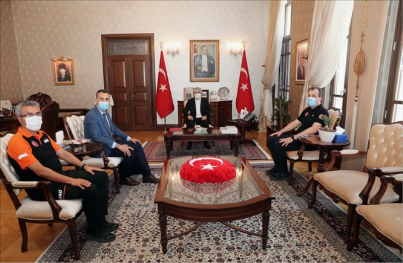 AFAD´ın vali ziyareti