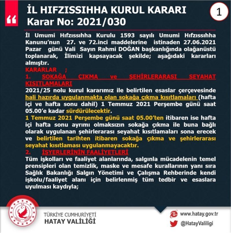 Yeni normalleşme yarın başlıyor