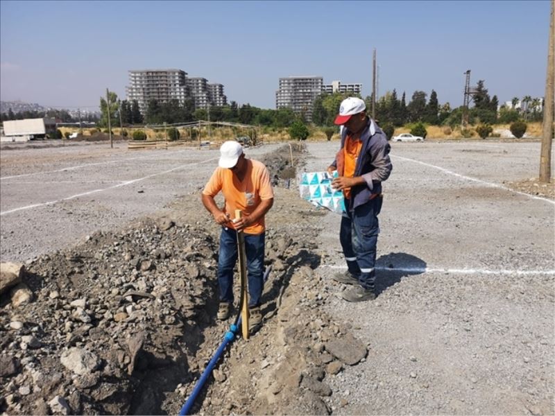 Kurban satış alanında çalışma