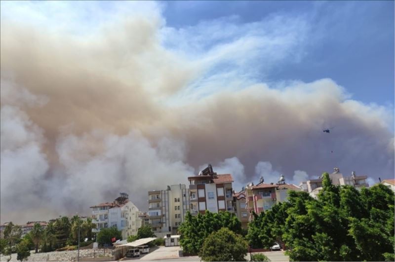 Yangın söndürmeye Hatay´dan destek
