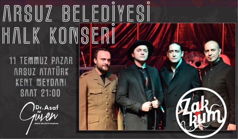 Arsuz´da ´Zakkum´ konseri