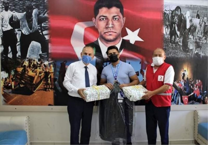 Sporcu öğrenciye kaymakam ziyareti