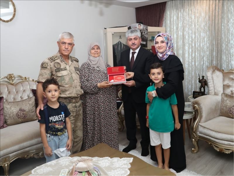 Jandarma komutanının ziyareti