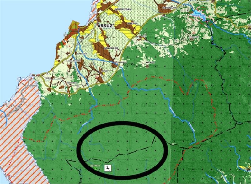 Orman ve yaban hayatı geliştirme sahasına krom ocağı