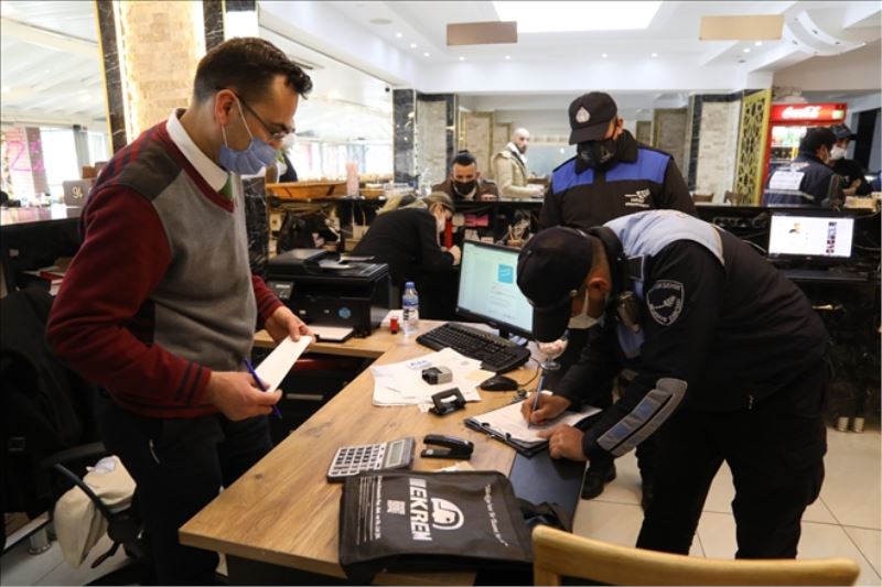 Zabıtadan yılbaşı denetimi
