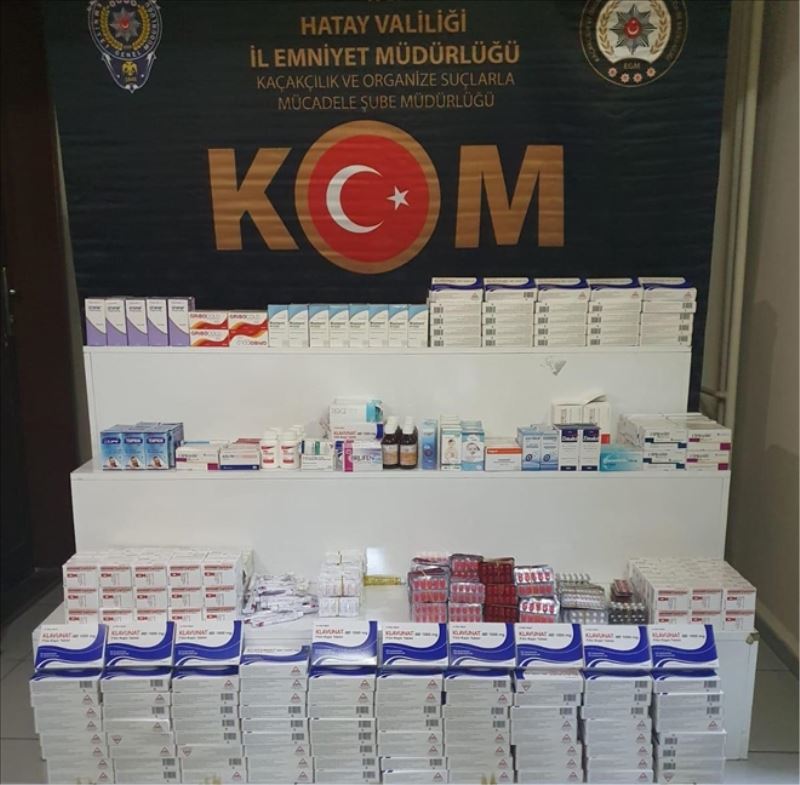 1.170 faturasız ilaca 2 gözaltı