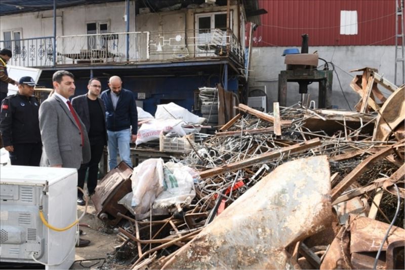 Antakya´da hurdacılara denetim