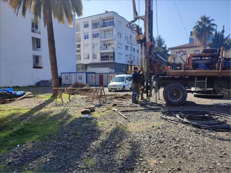 Yeni kütüphane için zemin incelemesi başladı