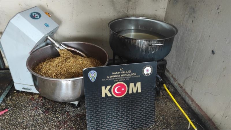 1 ton kaçak nargile tütünü