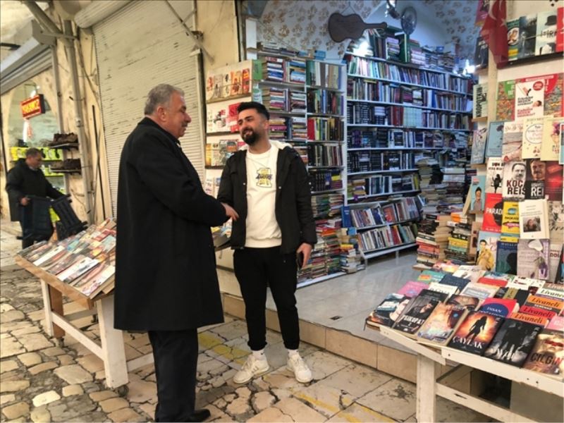 Başkanın esnaf ziyareti