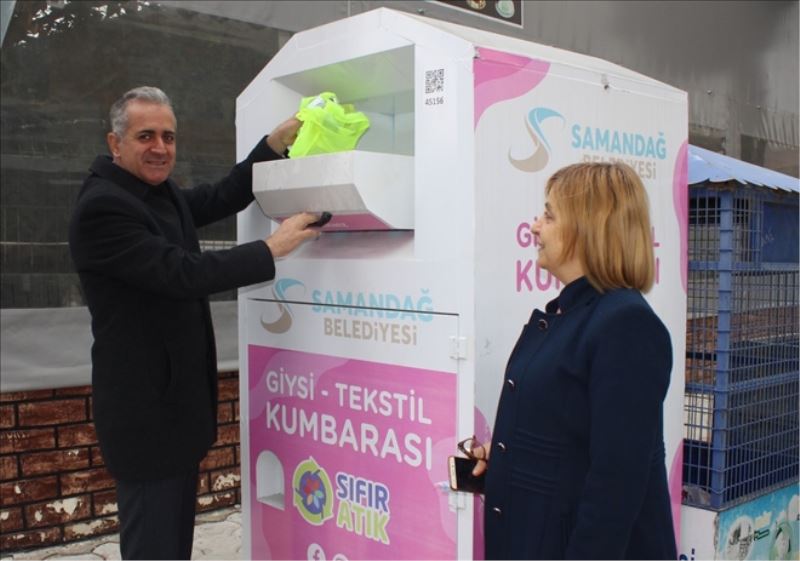 Samandağ´ına ´geri dönüşüm kumbarası´
