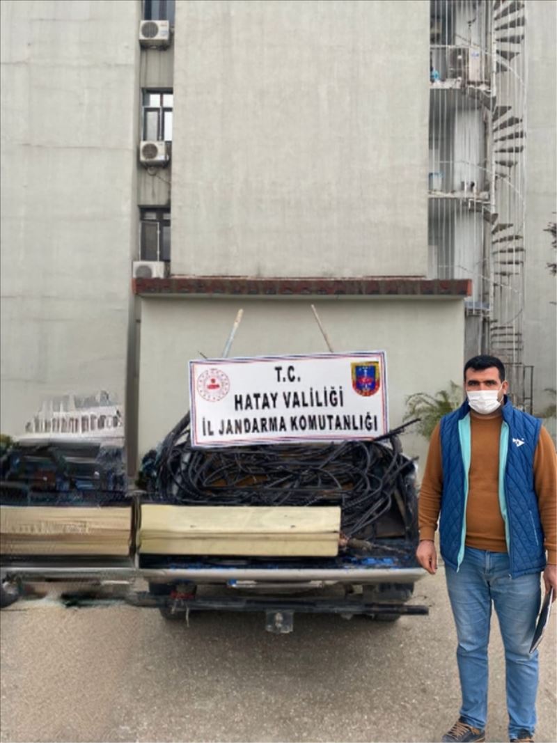 Kablo hırsızlığına 2 tutuklama