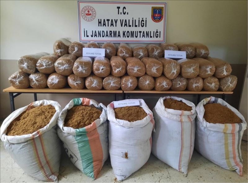450 kilo tütüne el konuldu