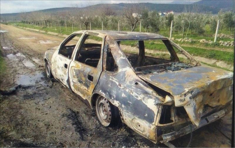 Parmak izi bırakmamak için aracı yakmışlar