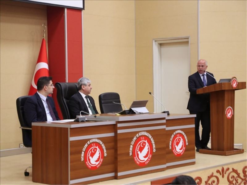 Orman yangınları ile mücadele toplantısı